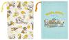 Skater Lunch Set of Made In Snoopy Children's Bags, 2, 15x20cm, Drawstring, Japan, Brothers, KB63W-A