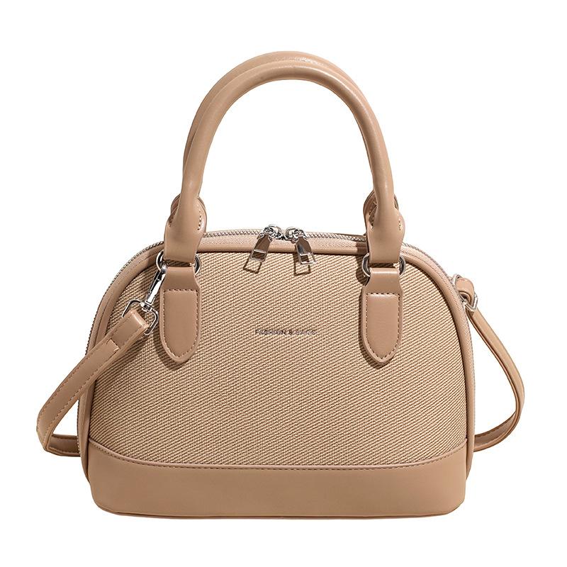 New simple portable women's bag fashion casual shoulder bag texture messenger bag