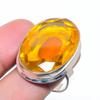 Natural Citrine Gemstone Handmade 925 Sterling Silver Jewelry Ring Size 8 AR-17245