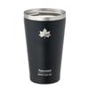 LOGOS ThermoWall Vacuum Insulated Tumbler 480ml Black 81286131 Camping Mug Bottle Slim Design Lightweight Keeps Drinks Hot or Cold Direct Drinking