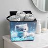 Cute little cat 5D Diamond Painting Storage Basket Full Round Drill Mosaic Diamond Embroidery Cross Stitch Kits Home Decor Home Decor