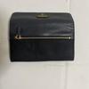 Used PRADA Bi-fold long wallet Black 1M1037 With guarantee card and box