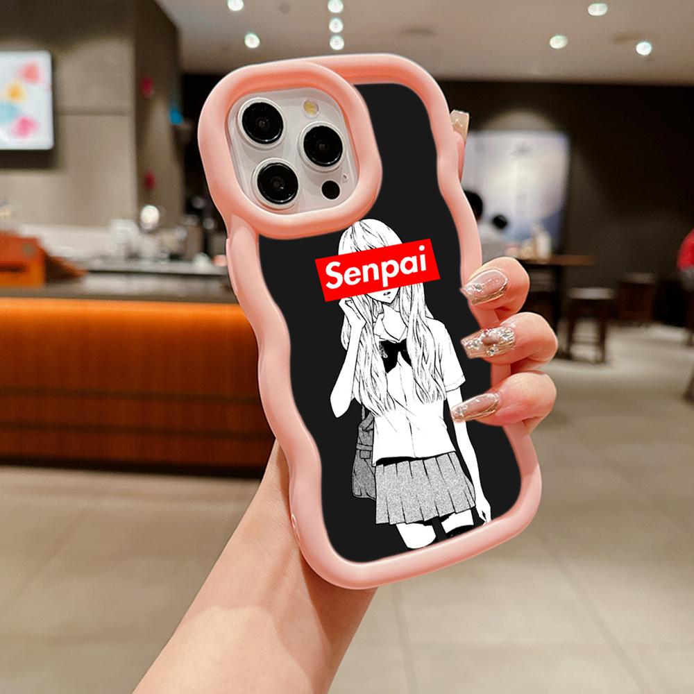 Ae81 Hentai Harajuku Anime Girl art Protective Phone Cases for Samsung S24 Plus S23 Ultra A14 A55 A06 Honor Motorola OnePlus Big Wave TPU Back Cover