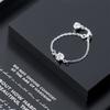 Women Opening Ring Flexible Decorative Silver Open Knuckle Jewelry Party Casual Art Stylish Hand Decoration DIY