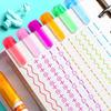 Creative Pattern Curve Highlighter Pens For Student Journal Hand Account Marking
