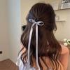 2PC Lovely Small Ribbon Hair Claw for Women Girls Ballet Holiday Hair Accessories HairClaw For Women