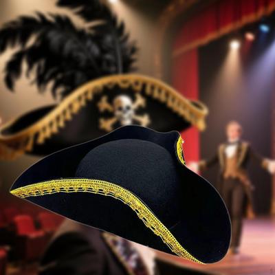 Piraatmuts Buccaneers Driekhoekige Hoed voor Maskerade Themafeest Carnaval Festival