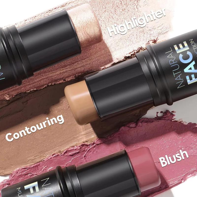 Barra Iluminadora Contorno Sombreado Rostro Piedra Perla Larga Duración Mejilla Estereoscópica Iluminadora Piel Maquillaje Cosmético