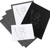 100 Sheets Carbon Transfer Paper Clear Reusable Erasable Anti-fade Copier Stencil Single-sided A4 Graphite Transfer Tracing Painting Copy Paper for