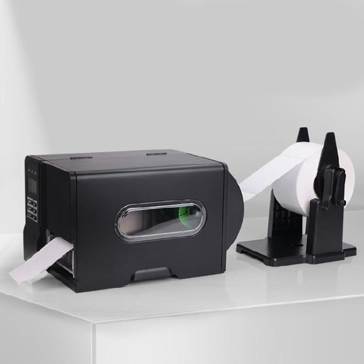Thermo-Etikettenhalter Druckerständer für Barcode-Drucker Etikettenregal Externer Rollenpapierhalter Zubehör Handbuch