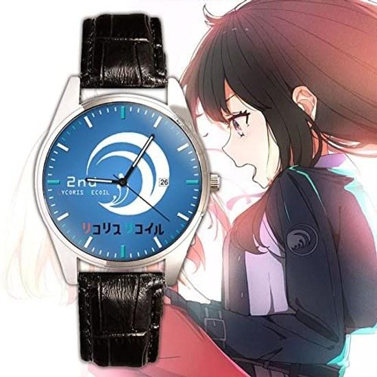 SUQ Licorice Recoil Wristwatch Nishiki Chizuku Inoue Takina Character Impression Style Digital Quartz Watch Cute Birthday Christmas Gift Present Moe