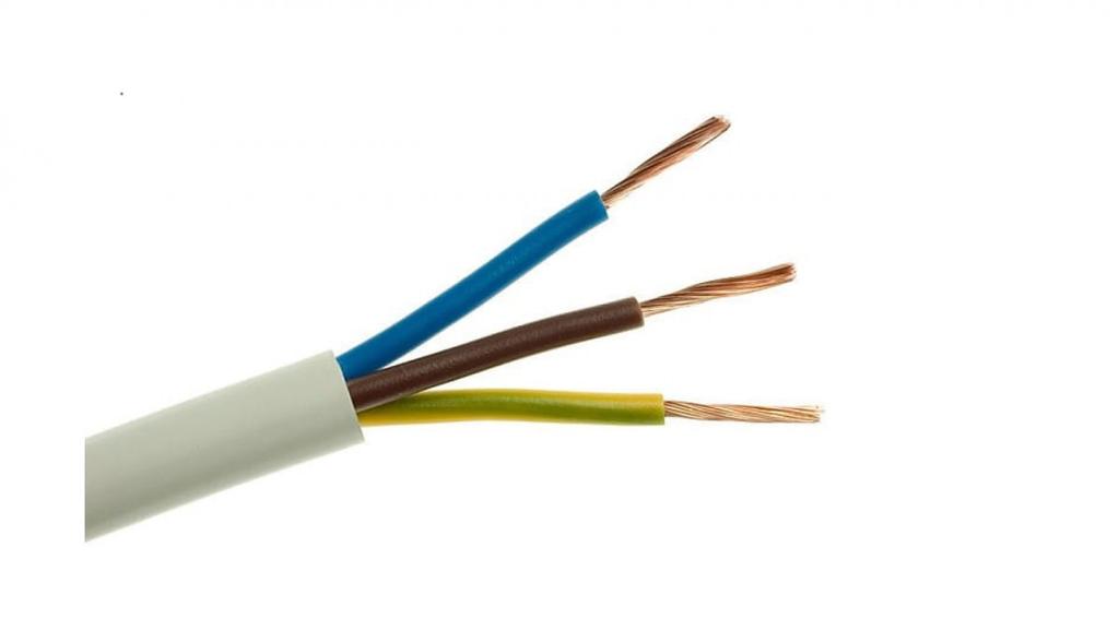 Residential Cable H03Vv-F (Ohms) 3X1 Żo 300/300V /100M/