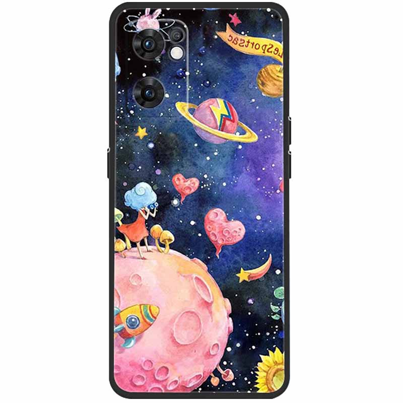 Hülle für Oppo Find X5 Lite Hülle Katze Weiches Silikon TPU Rückabdeckungen für Oppo Find X5 Lite 5G Hülle CPH2371 Stoßfest Coque Fundas
