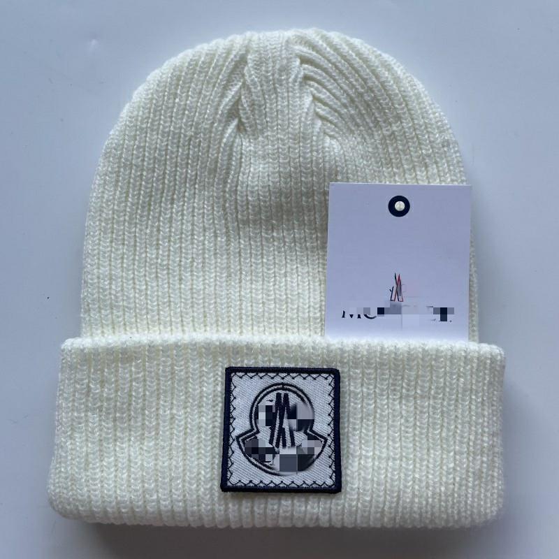 

Hat Winter Knitted Outdoor Windproof Cold Proof Fashion Solid Color Warm Hat Ivory