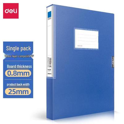 Deli A4 Wider Plastic File & Document Box