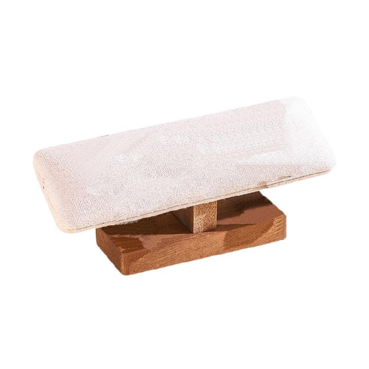 Versatile Wooden Base Jewelry Holder Elegant Storage Stand for Bracelets and Hairbands Watch Display Rack for Home Use