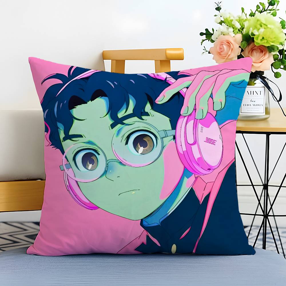 Anime D-Dandadan-MT Cartoon Pillow Case Printed Brushed Fleece Pillow Baby Skin-Touch Eco-Friendly Dye-Sublimat