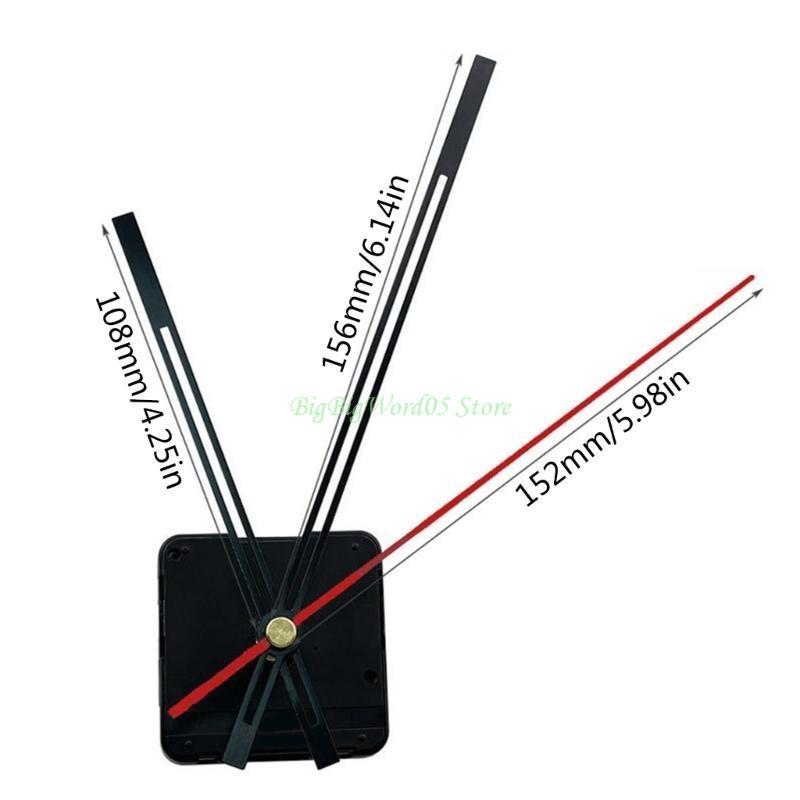 24TE DIY Silent Time Clock Movement Accessory Repairing Equipment Household Supplies