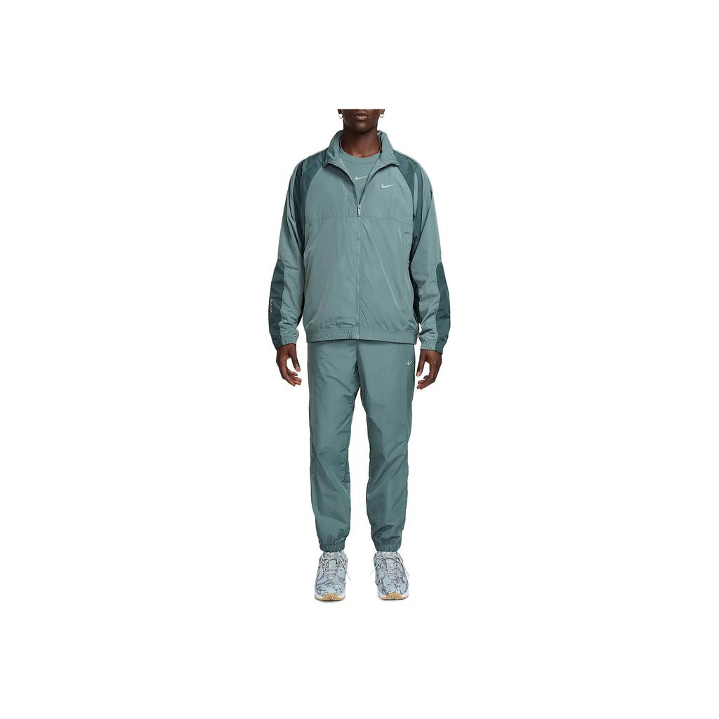 Nike Northstar Drawstring Elastic Waist Solid Color Tapered Knit Sports Pants Unisex Pants Mica-Green FN7669-382