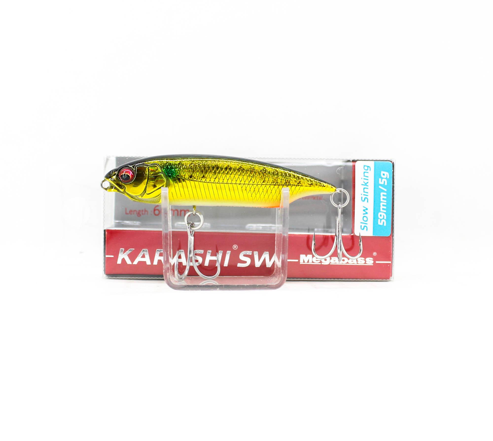 

Megabass Karashi SW SS Медленно тонущая приманка GG Kinbora (0663)
