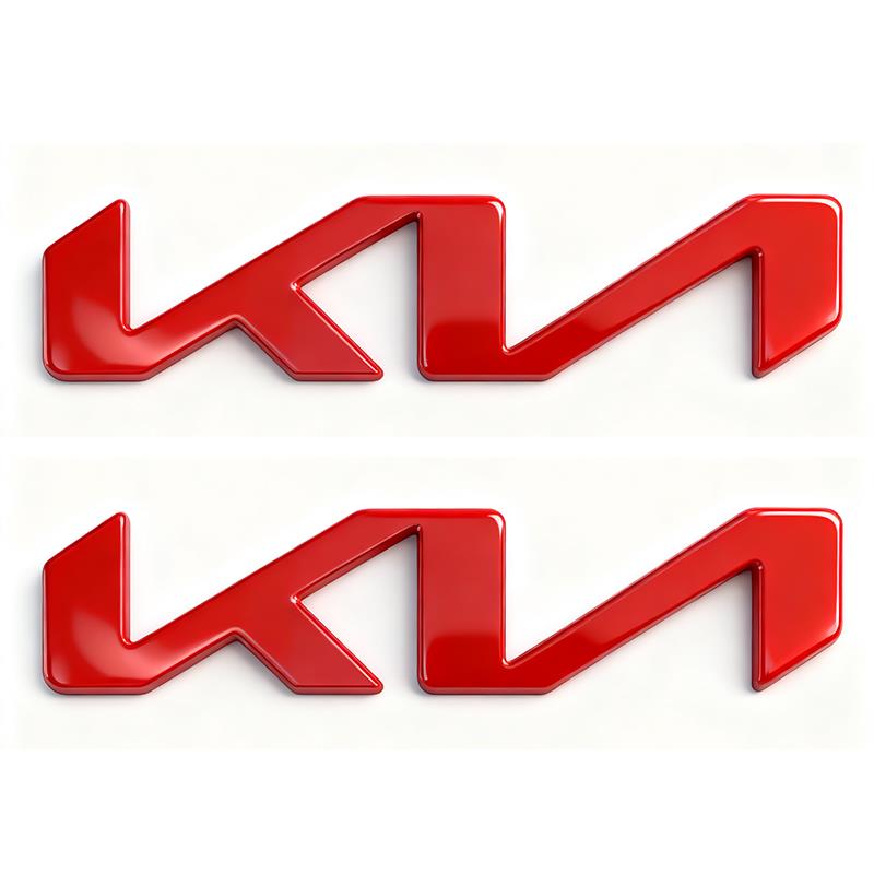 ABS Car Front Hood Rear Tail Trunk Emblem Badge Sticker For KIA EV6 Stinger RIO Sorento Picanto Ceed Borrego Syros K4 K5 K8 K9