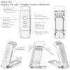 Portable USB Rechargeable Mini LED Book Light Clip with Eye Protection