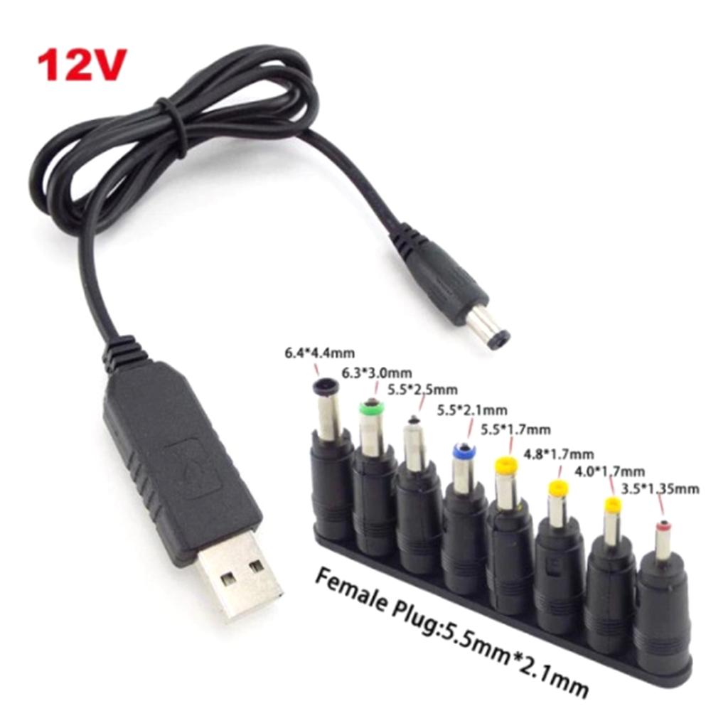 USB to DC 5V 9V 12V Power Cable for Router Speaker USB to DC Jack Charging Cable Power Cord Plug Connector Adapter