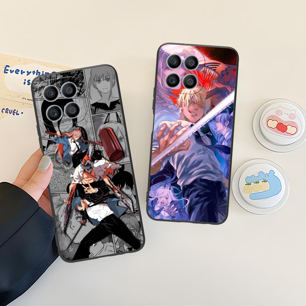 Kettensägenmann Handyhülle für Honor 90 80 70 60 50 30 20 10 9 8 7 Pro S SE Lite 5G Farbdruckhülle Luxushülle