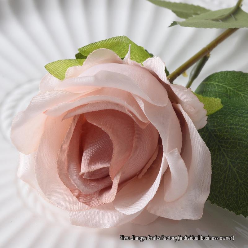 Large Flannel Rose Silk Bouquet for Wedding and Valentine's Day Home Decor