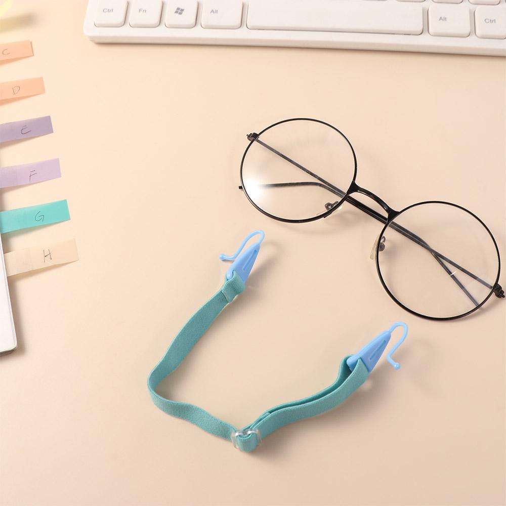 Sports Nylon Kids Glasses Strap Adjustable Anti-slip Child Glasses Retainer Solid Color Elastic Eyewear Cord Daily