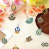 12 Pairs DIY Rhinestone Earrings Making Kit Double Side Drill Dangle Drop Mosaic Drill Earring Kits Mosaic Jewelry Accessories