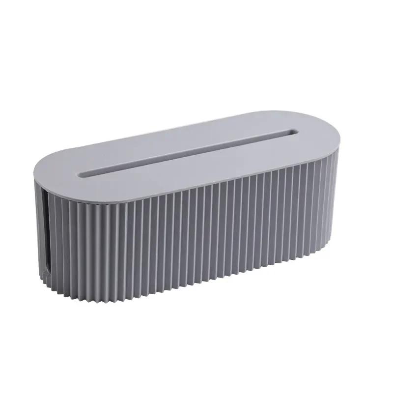 Household Power Socket Storage Box Desk Cable Chaos Organizer Wire Data Cable Management Box Cord Protector Clutter Hiding Box