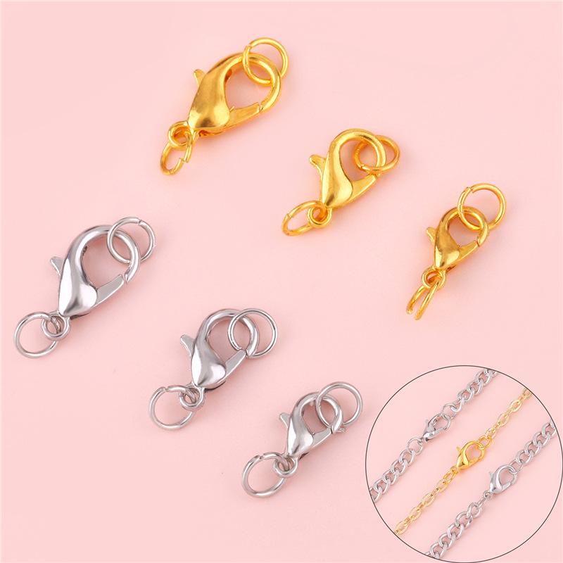 Handmade Alloy Lobster Clasp Pendant: DIY Keyring & Jewelry Accessory