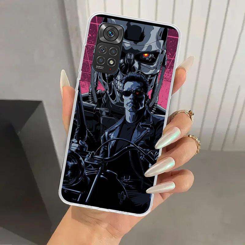 Arnold Schwarzenegger Terminator Phone Case for Xiaomi Redmi Note 15 14 14S 13 12S 12 Pro 11S 11 Plus 11T 11E 10S Soft Funda Pri