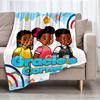 Gracie's Corner Theme Printed Blanket - Perfect for Couch, Bed, Travel & Outdoor Use | Machine Washable, Cozy & Durable.