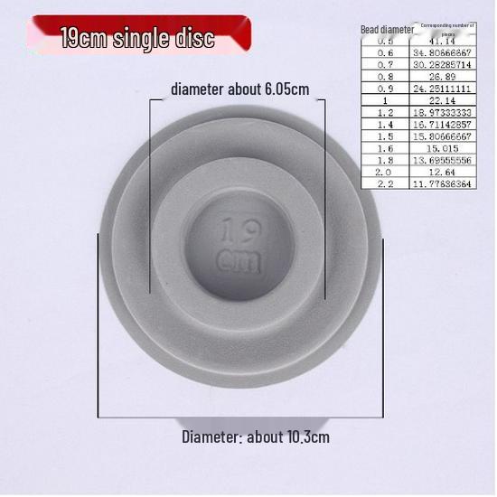 Handmade Flocked Necklace & Bracelet Display Tray with Measuring Scale