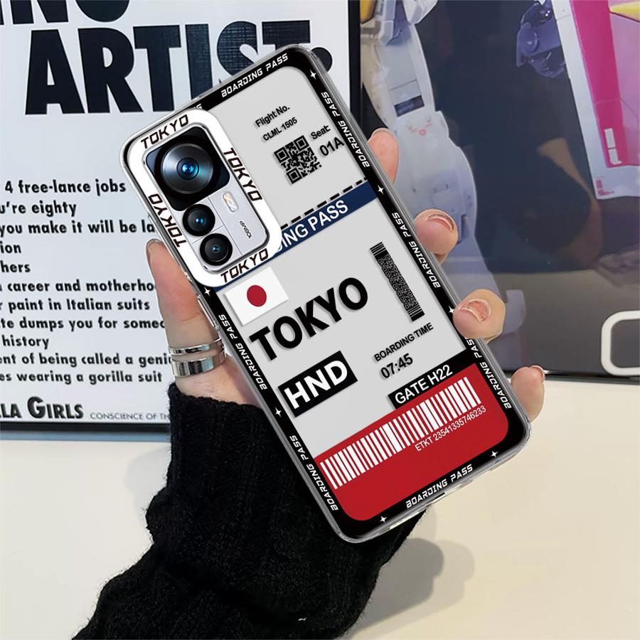 

Case for Xiaomi Redmi Note A4 10S 9S 10Lite 12S 13C 14C 9 10 11 Pro 11S 12 13 14 Plus Soft Phone Cover Tokyo Seoul Boarding Redmi Note 13 Pro 5G