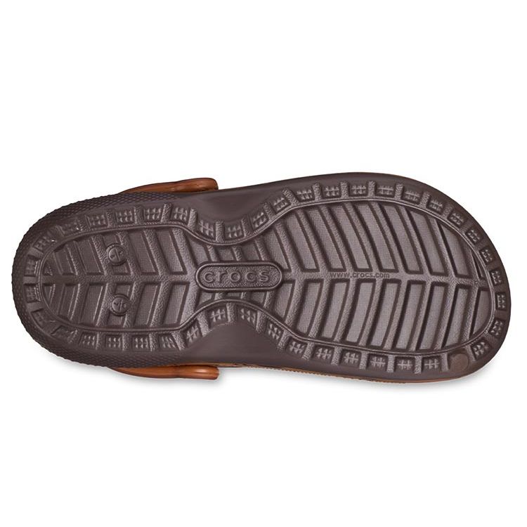 Star Wars x Crocs Sabot Classique Doublé Chewbacca Baskets Unisexe Marron Argenté Brun Foncé 208858-206