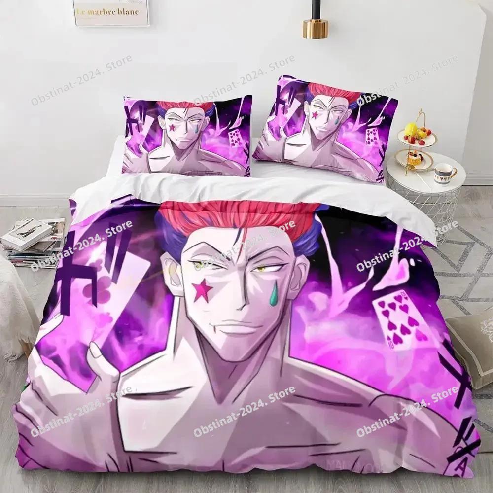 New Fashion HUNTER×HUNTER Beding Set Single Twin Ful Quen King-Sized Dimensionsd Dimensions Bed Linen Set Adult People Kid Bedrom Duvet cover Sets 3D