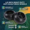 PA Lawn Mower Deck Wheels Durable Deck Support Wheels Robust Bolt On Kit  Riding Mower Repair