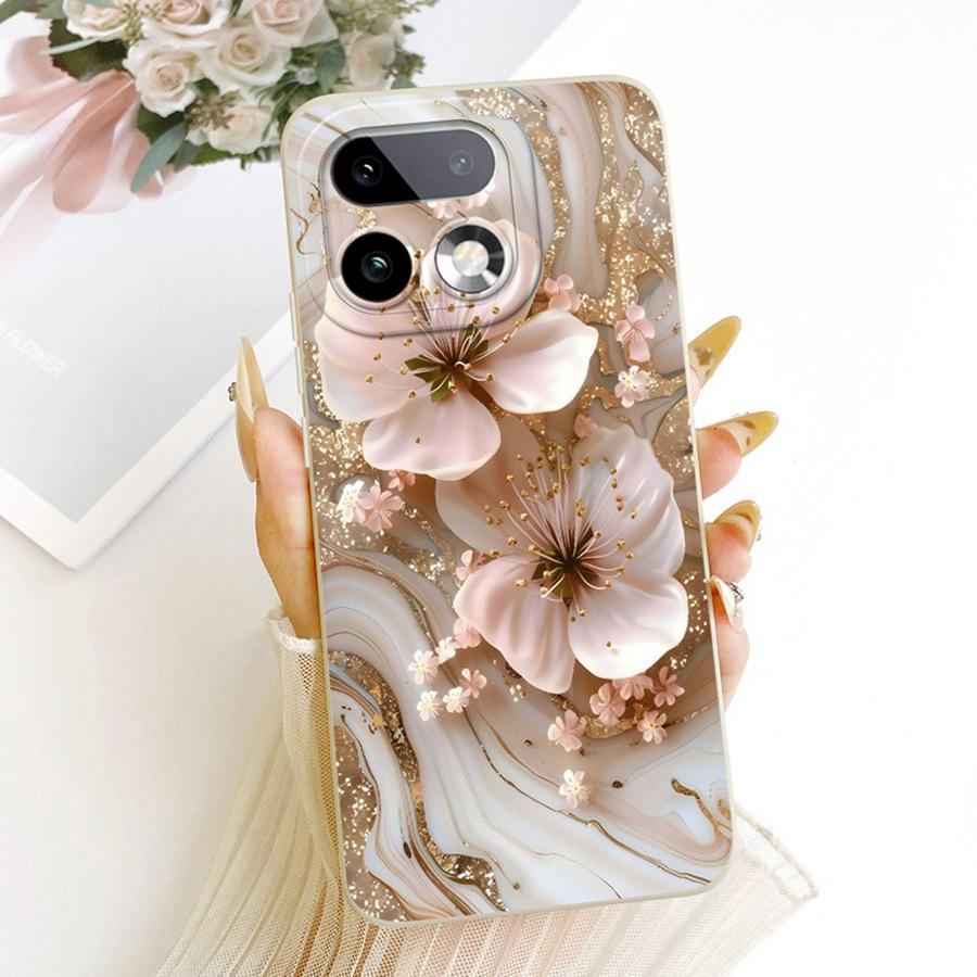 Case For Realme 16 Pro Plus Capa Flower Butterfly Phone Casing Realme16 16Pro 16 Pro+ Funda Soft Silicone TPU Covers