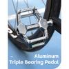 CXWXC Bike Pedals Aluminum Anti-slip MTB Road Bicycle Pedals Ultralight Sealed 3 Bearing One-piece Galvanized Cycling Pedal