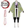 Demon Slayer Himejima Gyoumei Cosplay Costume Anime Halloween Polyester Outfit