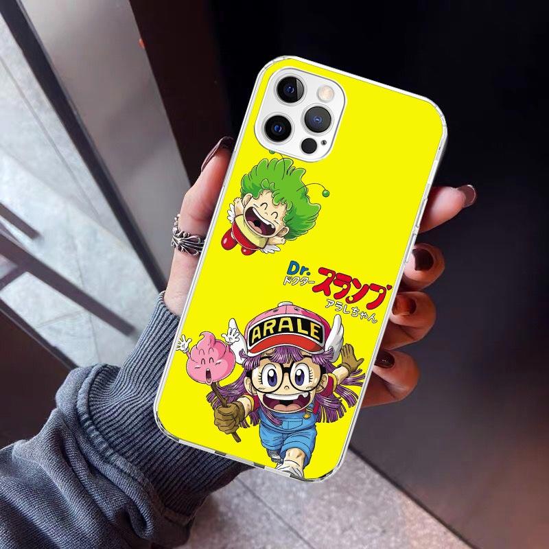 Arale Dr Slump Phone Case For iPhone 17 Air 11 13 Mini 14 15 Plus 16 12 Pro Max 16E SE 7 8 Pattern Soft TPU Back Cover  17 Air 1