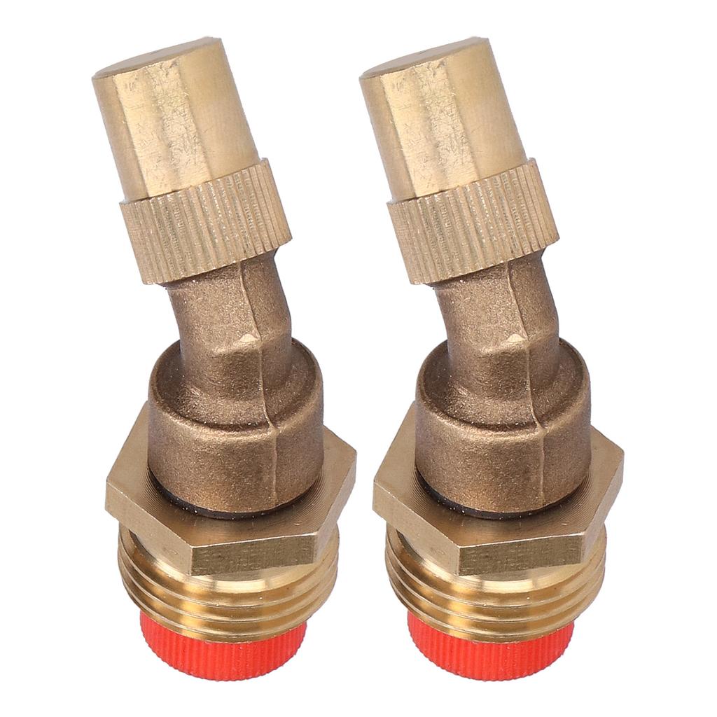 2 Stück Verstellbarer Zerstäubungs-Winkel-Sprüher mit Filter G1/2 Außengewinde Bewässerungsdüse