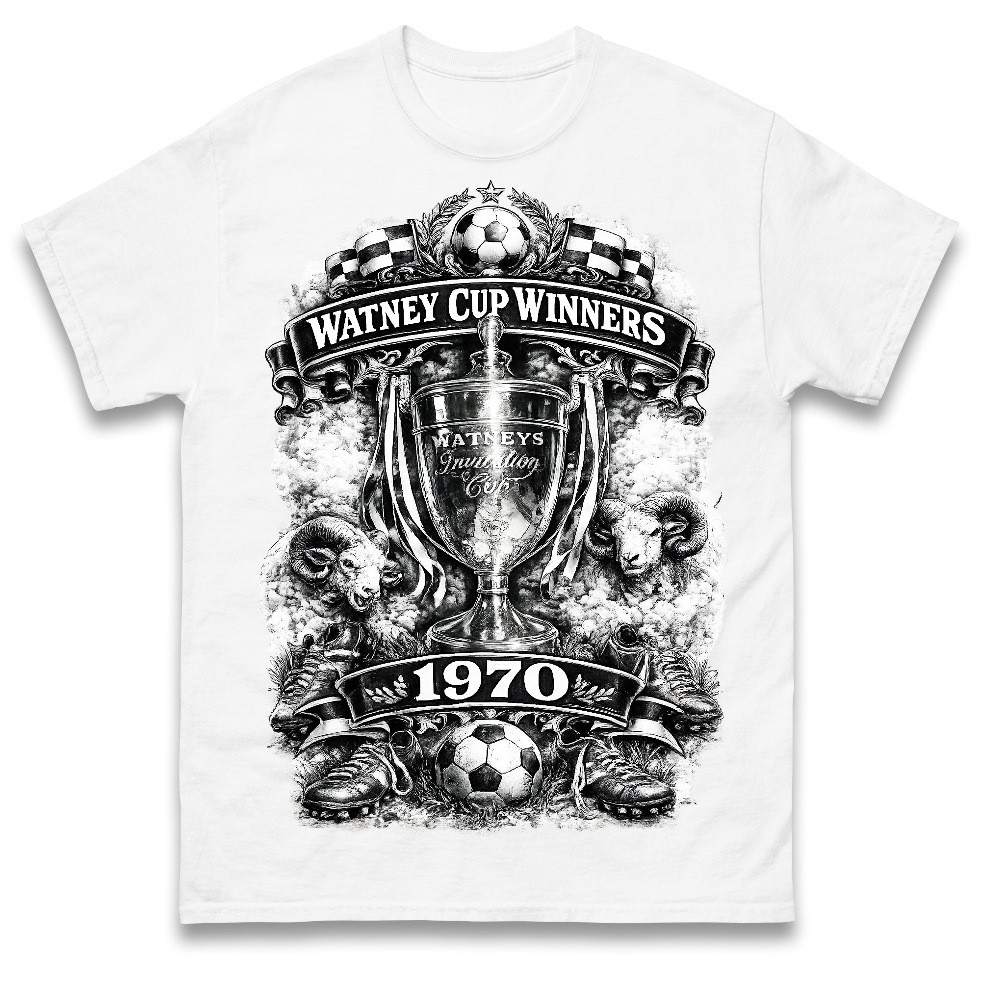 

Retro Derby Watney Cup Winners 1970 T Shirt Tshirt Mens Womens Unisex Tops Tees XL