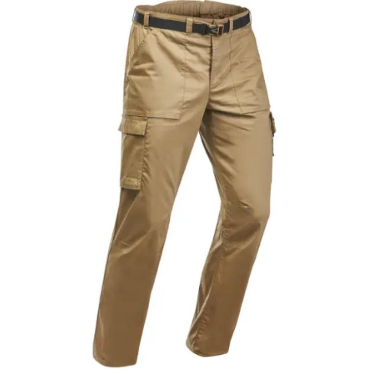 

DECATHLON FORCLAZ DESERT 900 Solid Color Casual Versatile Stylish Breathable Cargo Pants Men s Brown XL-2XL коричневый
