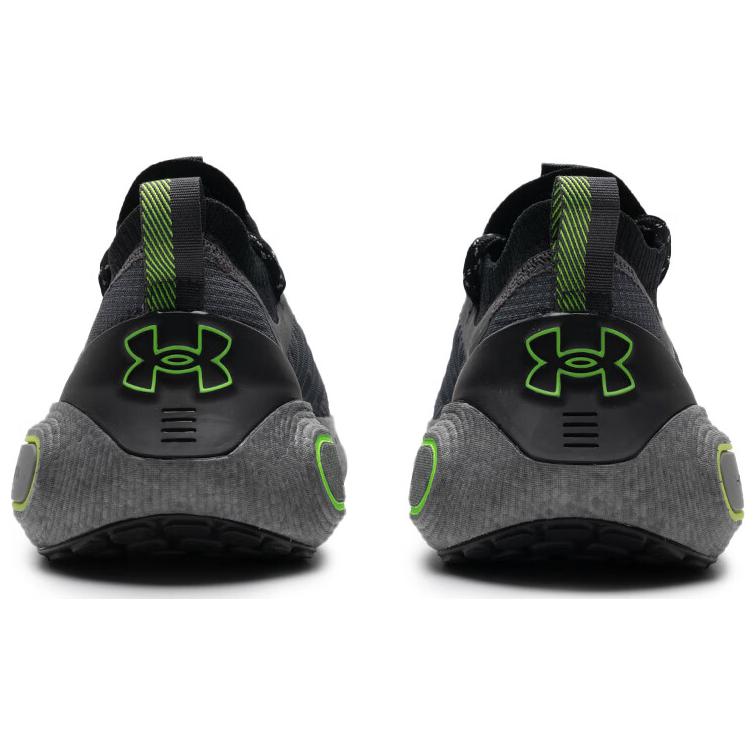 Under Armour Phantom 4 Reflect - Castlerock Unisex Sneakers Black Hyper-Green 3027672-025