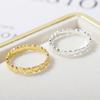 Fashion Heart Rings For Women Gold Color Heart  Engagement Wedding Ring Luxury Wedding Aesthetic Fashion Jewelry Gift