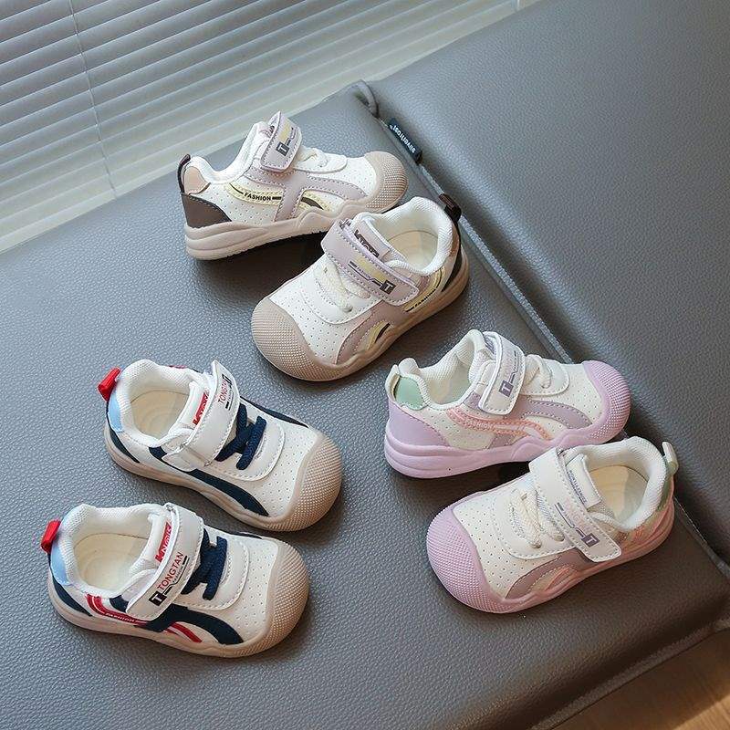 Baby toddler shoes spring and autumn new non-slip soft-soled functional shoes for infants and toddlers 1-3 years old boys and girls sports shoes
